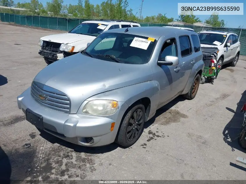 2009 Chevrolet Hhr Lt VIN: 3GNCA23B99S635590 Lot: 42228999