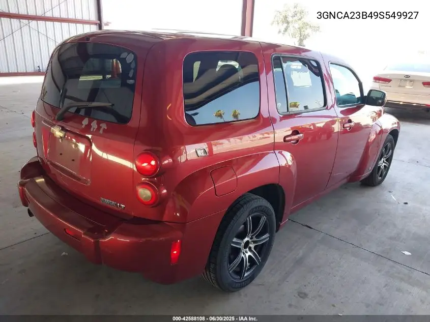 2009 Chevrolet Hhr Lt VIN: 3GNCA23B49S549927 Lot: 42588108