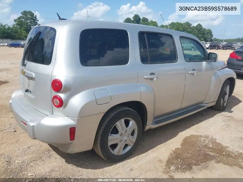 2009 Chevrolet Hhr Lt VIN: 3GNCA23B59S578689 Lot: 42617125