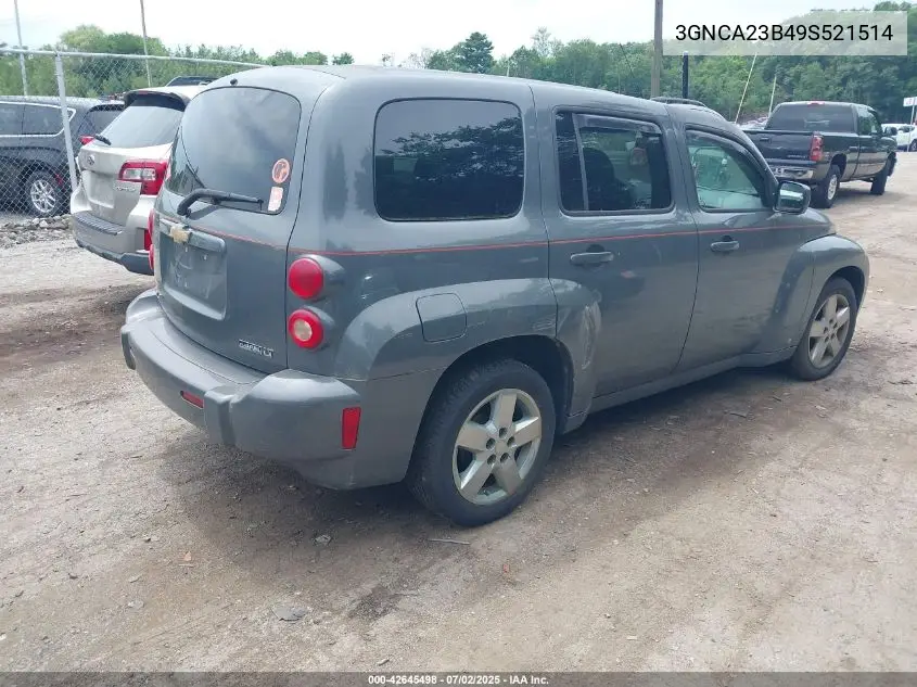 2009 Chevrolet Hhr Lt VIN: 3GNCA23B49S521514 Lot: 42645498