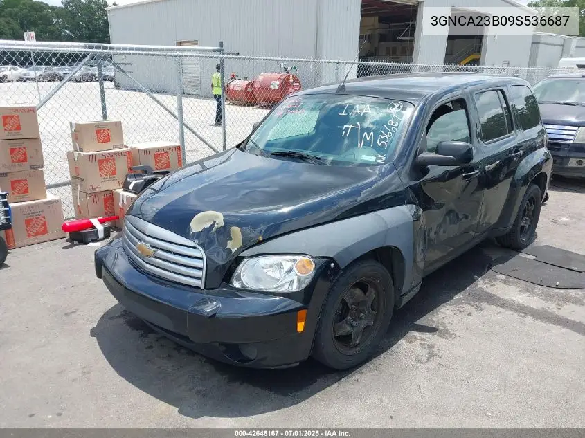 2009 Chevrolet Hhr Lt VIN: 3GNCA23B09S536687 Lot: 42646167