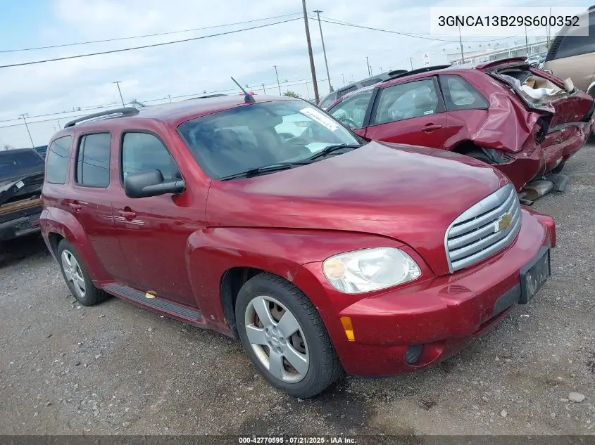 2009 Chevrolet Hhr Ls VIN: 3GNCA13B29S600352 Lot: 42770595
