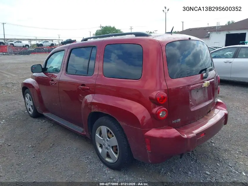 2009 Chevrolet Hhr Ls VIN: 3GNCA13B29S600352 Lot: 42770595