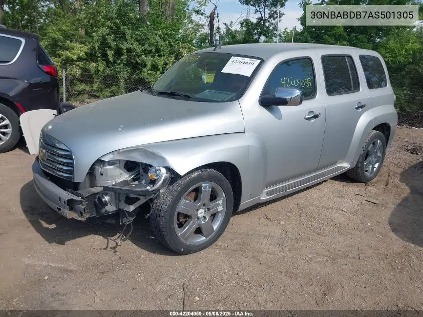 2010 Chevrolet Hhr Lt VIN: 3GNBABDB7AS501305 Lot: 42204059