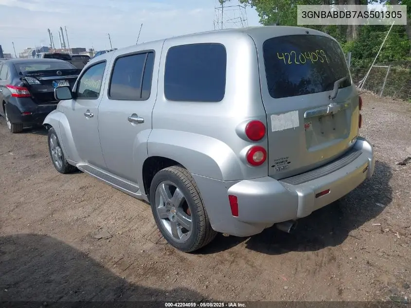 2010 Chevrolet Hhr Lt VIN: 3GNBABDB7AS501305 Lot: 42204059