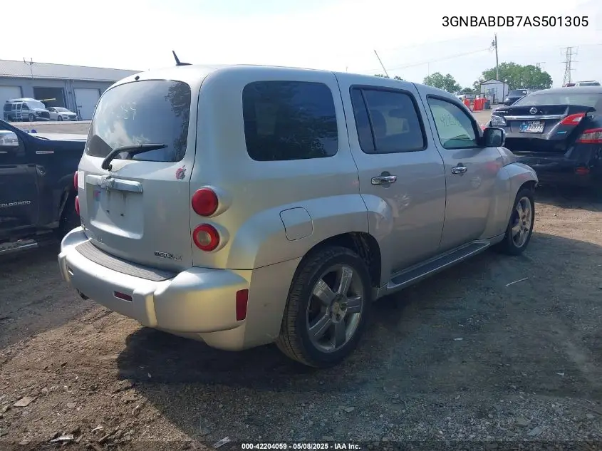 2010 Chevrolet Hhr Lt VIN: 3GNBABDB7AS501305 Lot: 42204059