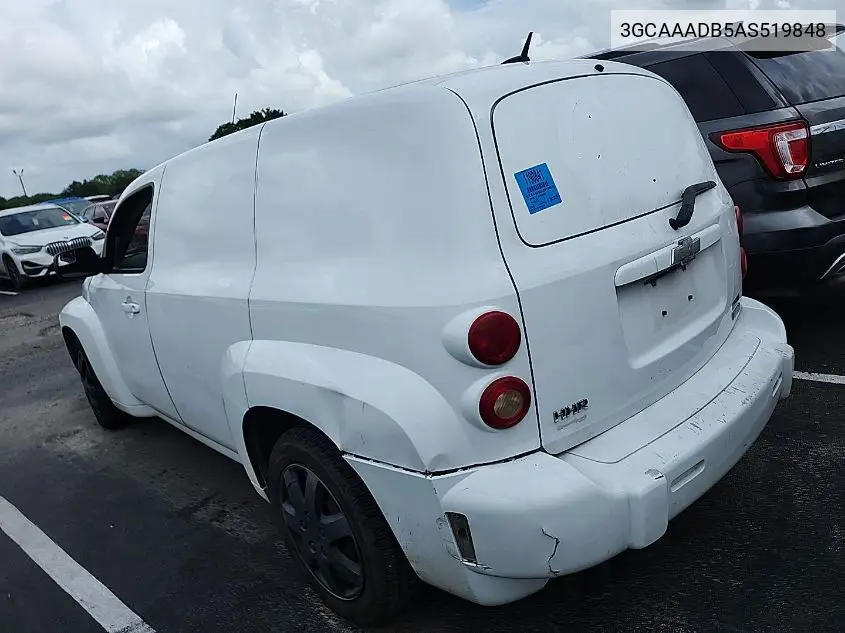 2010 Chevrolet Hhr Panel Ls VIN: 3GCAAADB5AS519848 Lot: 42260169
