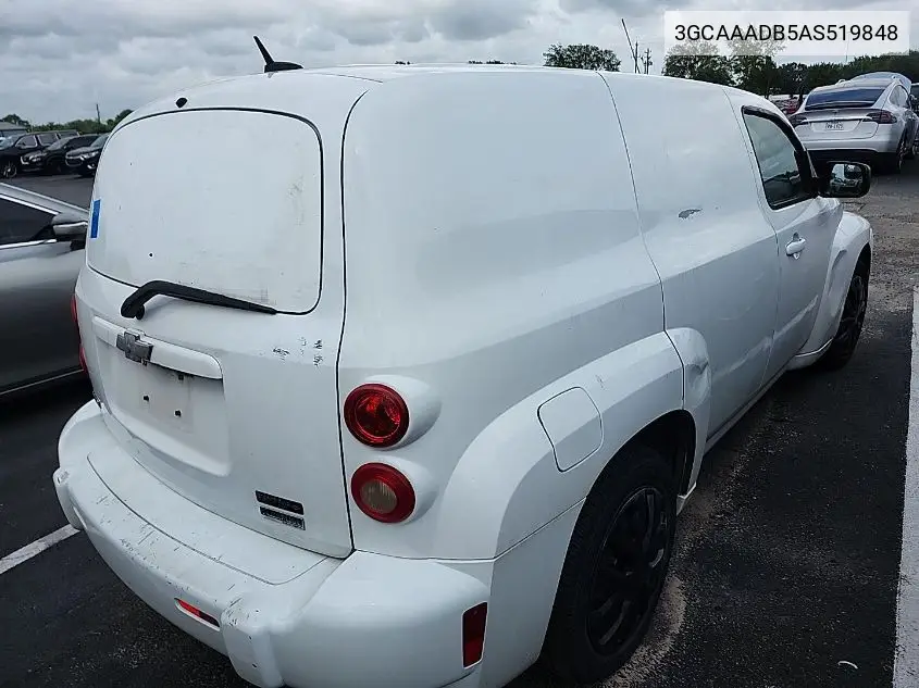 2010 Chevrolet Hhr Panel Ls VIN: 3GCAAADB5AS519848 Lot: 42260169