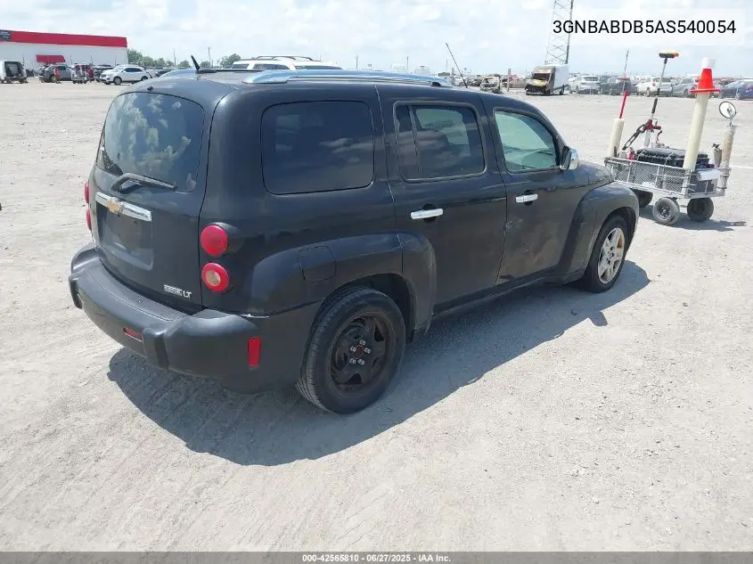 2010 Chevrolet Hhr Lt VIN: 3GNBABDB5AS540054 Lot: 42565810