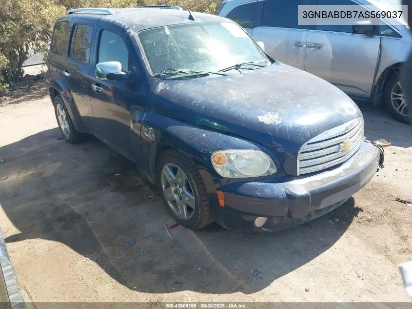 2010 Chevrolet Hhr Lt VIN: 3GNBABDB7AS569037 Lot: 42606165