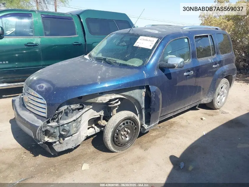 2010 Chevrolet Hhr Lt VIN: 3GNBABDB7AS569037 Lot: 42606165