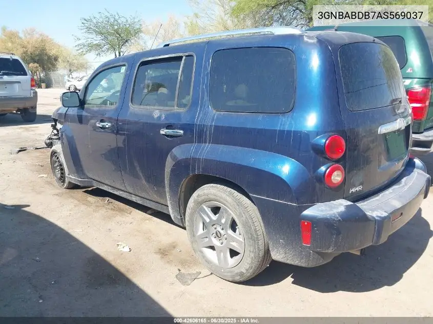 2010 Chevrolet Hhr Lt VIN: 3GNBABDB7AS569037 Lot: 42606165