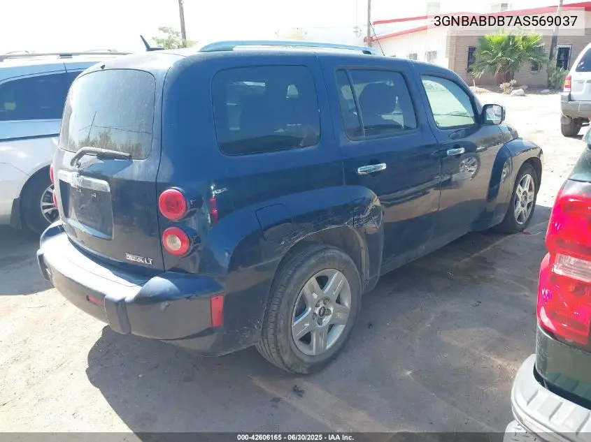 2010 Chevrolet Hhr Lt VIN: 3GNBABDB7AS569037 Lot: 42606165