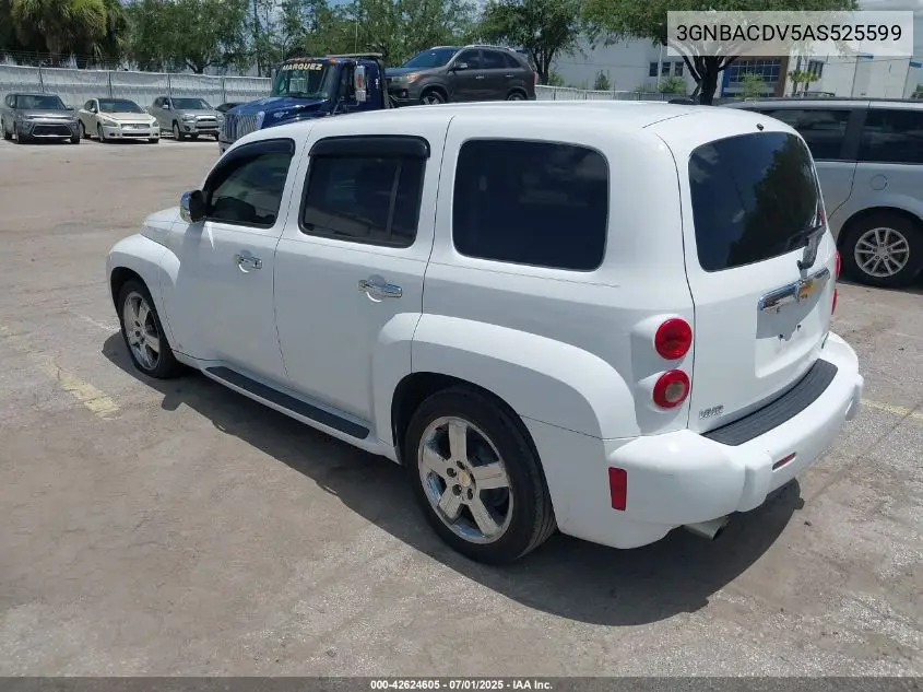 2010 Chevrolet Hhr Lt VIN: 3GNBACDV5AS525599 Lot: 42624605