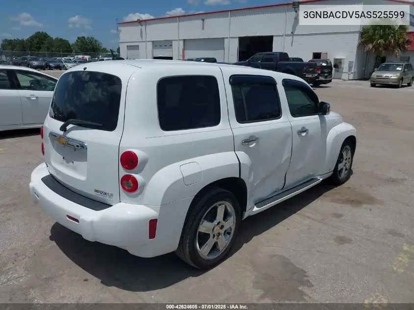 2010 Chevrolet Hhr Lt VIN: 3GNBACDV5AS525599 Lot: 42624605