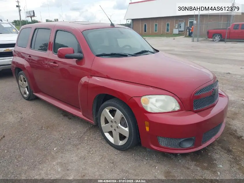 2010 Chevrolet Hhr Ss VIN: 3GNBAHDM4AS612379 Lot: 42643104
