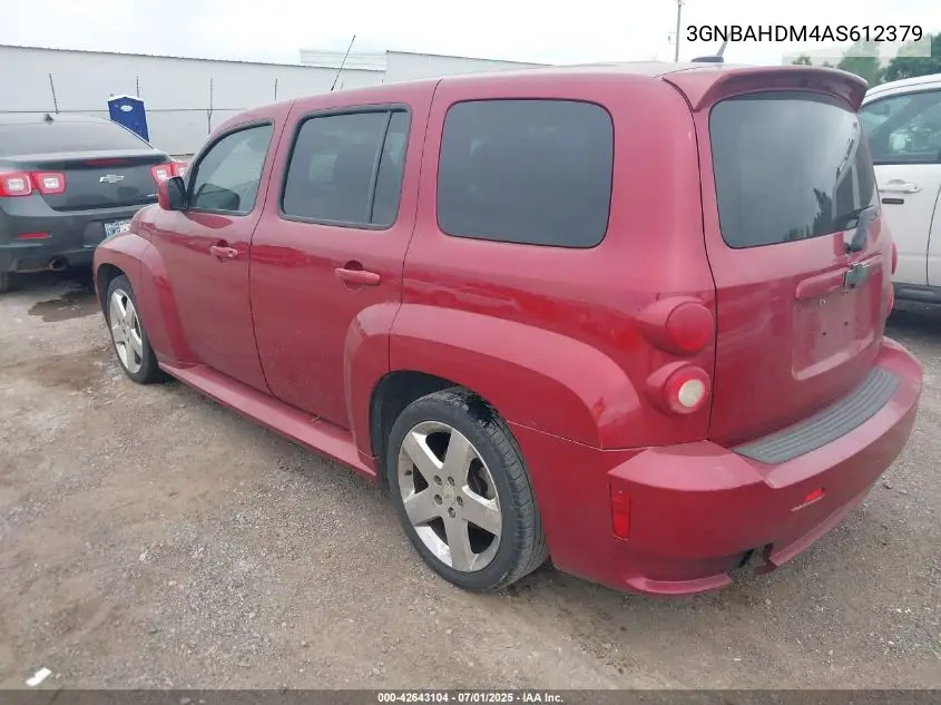 2010 Chevrolet Hhr Ss VIN: 3GNBAHDM4AS612379 Lot: 42643104