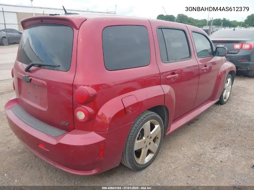 2010 Chevrolet Hhr Ss VIN: 3GNBAHDM4AS612379 Lot: 42643104