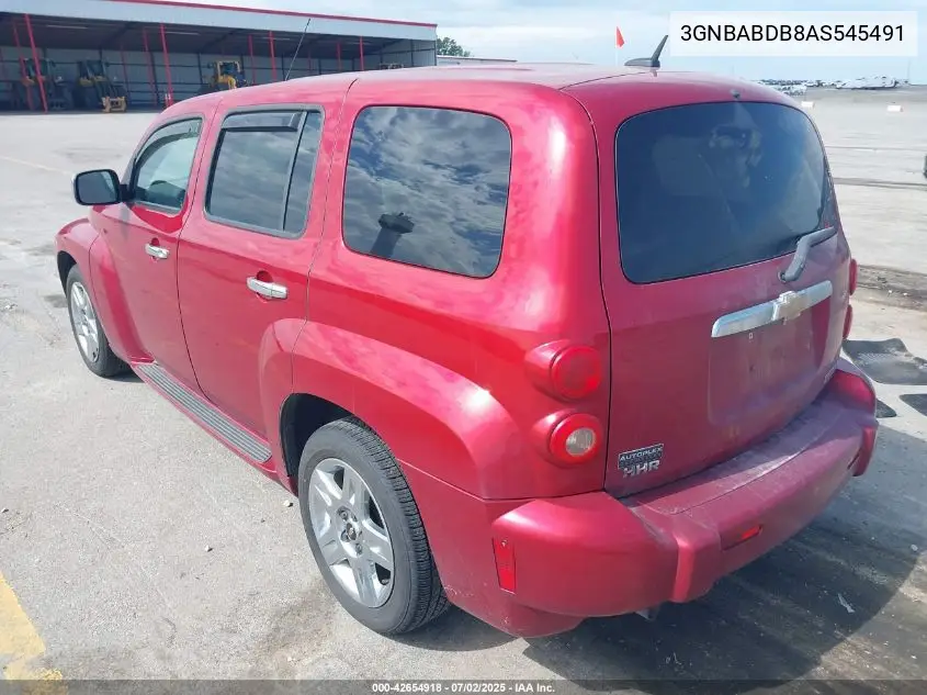 2010 Chevrolet Hhr Lt VIN: 3GNBABDB8AS545491 Lot: 42654918