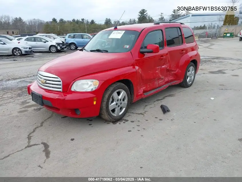 2011 Chevrolet Hhr Lt VIN: 3GNBABFW1BS630755 Lot: 41719062