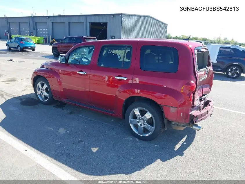 2011 Chevrolet Hhr Lt VIN: 3GNBACFU3BS542813 Lot: 42200157