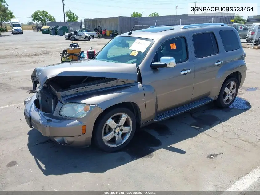 2011 Chevrolet Hhr Lt VIN: 3GNBACFU0BS533454 Lot: 42211213
