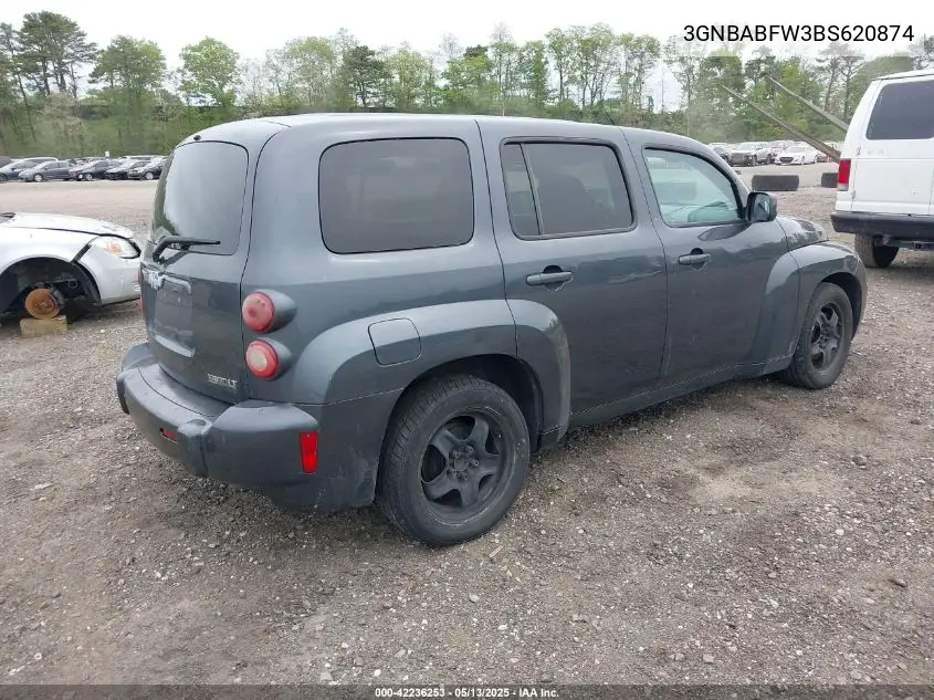 2011 Chevrolet Hhr Lt VIN: 3GNBABFW3BS620874 Lot: 42236253