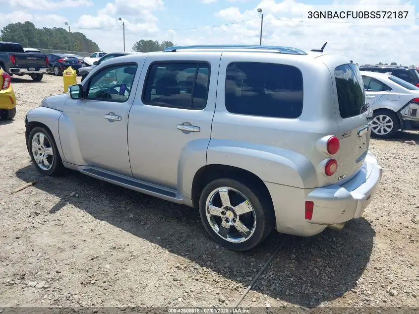 2011 Chevrolet Hhr Lt VIN: 3GNBACFU0BS572187 Lot: 42608618