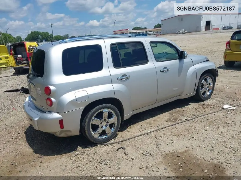 2011 Chevrolet Hhr Lt VIN: 3GNBACFU0BS572187 Lot: 42608618
