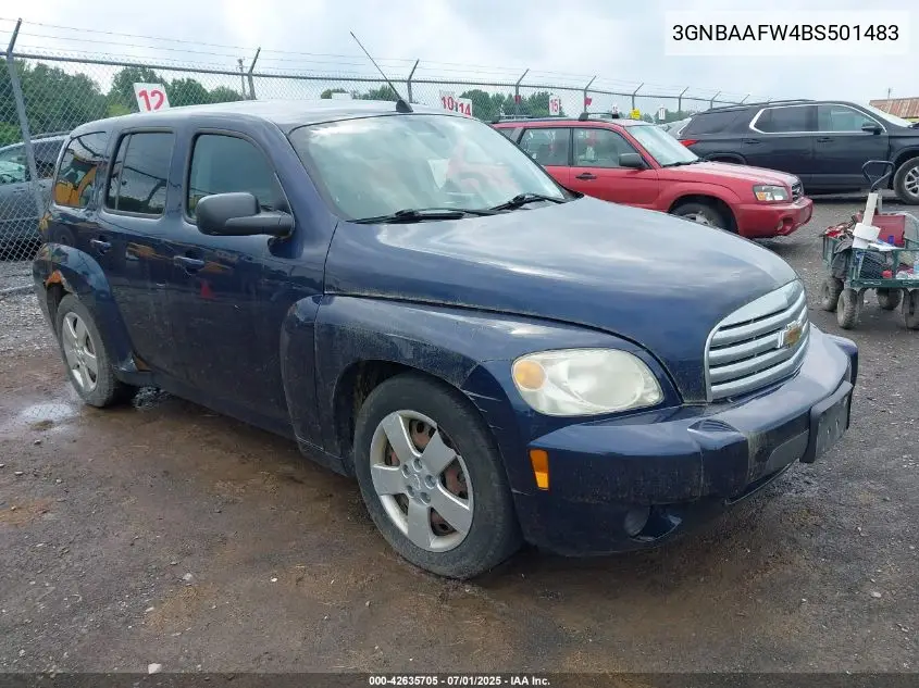 2011 Chevrolet Hhr Ls VIN: 3GNBAAFW4BS501483 Lot: 42635705