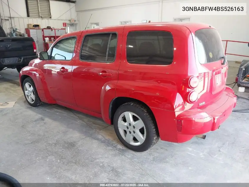 2011 Chevrolet Hhr Lt VIN: 3GNBABFW4BS526163 Lot: 42763802
