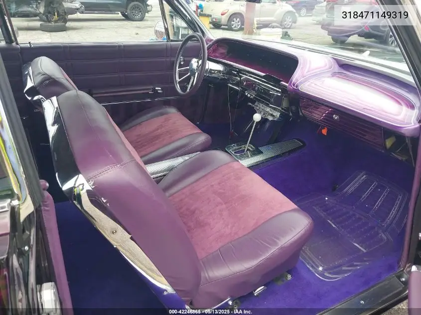 1963 Chevrolet Impala VIN: 318471149319 Lot: 42246865
