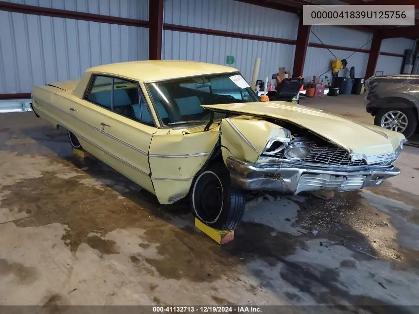 1964 Chevrolet Impala VIN: 0000041839U125756 Lot: 41132713