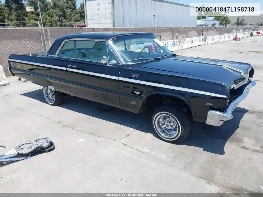 1964 Chevrolet Impala VIN: 0000041847L198718 Lot: 42436779