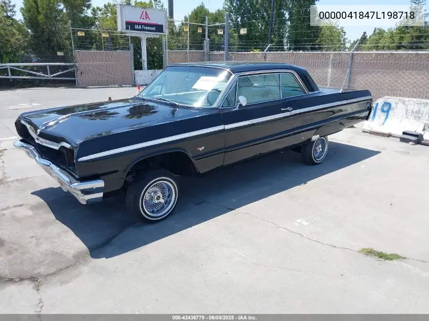 1964 Chevrolet Impala VIN: 0000041847L198718 Lot: 42436779