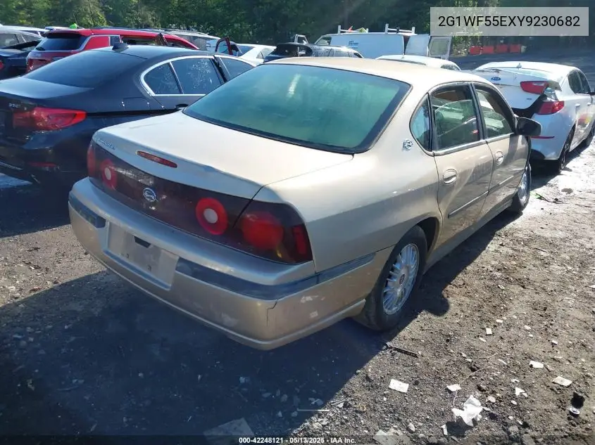 2000 Chevrolet Impala VIN: 2G1WF55EXY9230682 Lot: 42248121