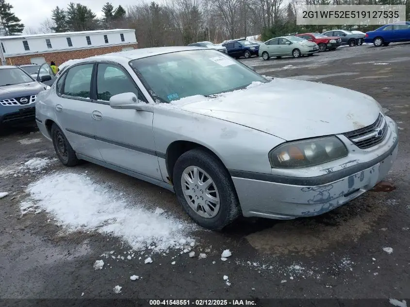 2001 Chevrolet Impala VIN: 2G1WF52E519127535 Lot: 41548551