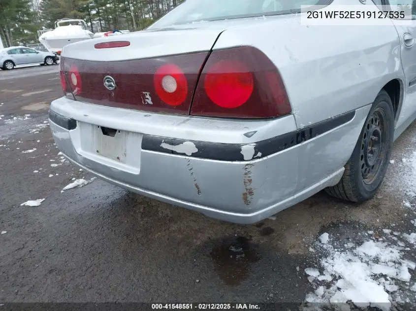 2001 Chevrolet Impala VIN: 2G1WF52E519127535 Lot: 41548551