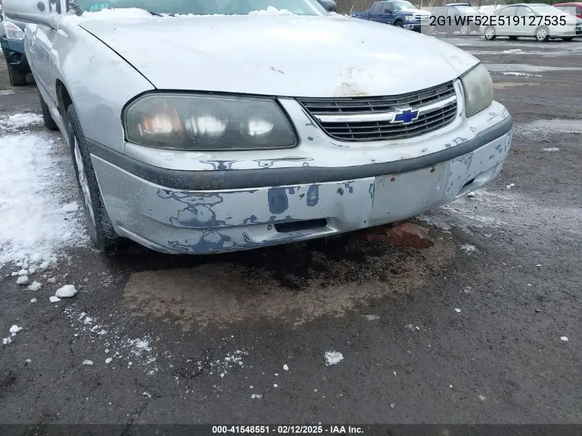 2001 Chevrolet Impala VIN: 2G1WF52E519127535 Lot: 41548551