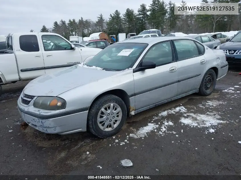 2001 Chevrolet Impala VIN: 2G1WF52E519127535 Lot: 41548551