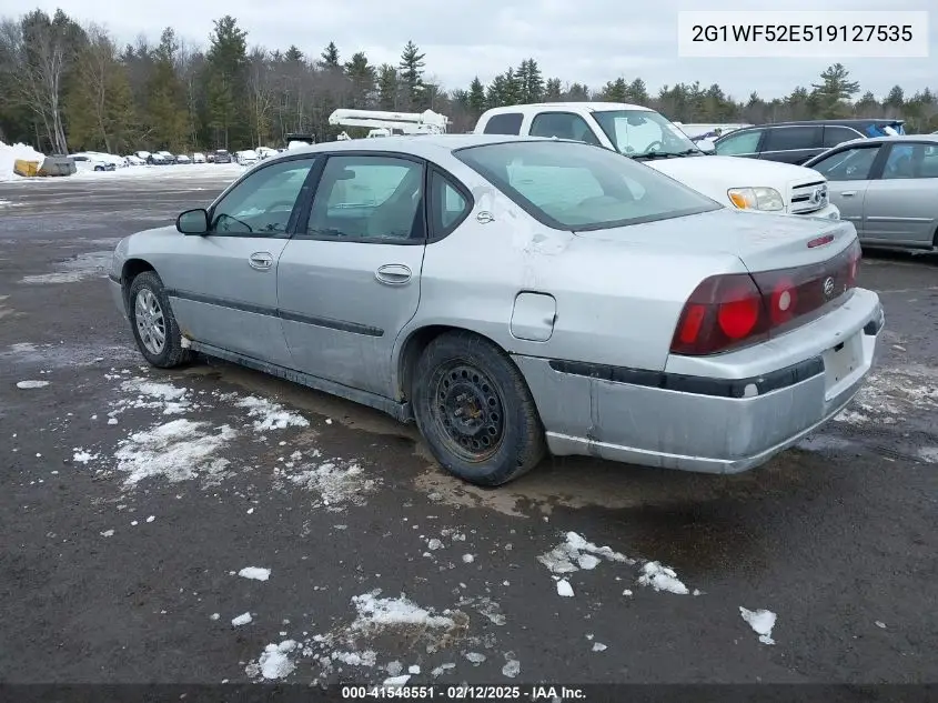 2001 Chevrolet Impala VIN: 2G1WF52E519127535 Lot: 41548551