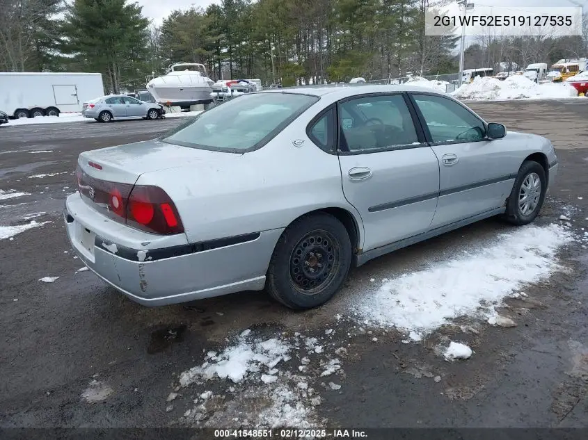 2001 Chevrolet Impala VIN: 2G1WF52E519127535 Lot: 41548551
