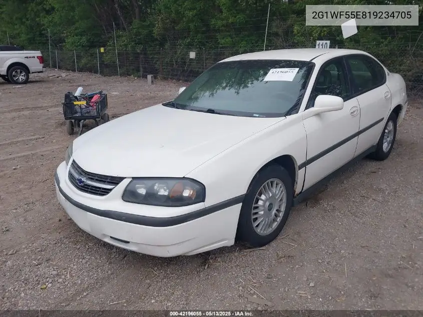 2001 Chevrolet Impala VIN: 2G1WF55E819234705 Lot: 42196055
