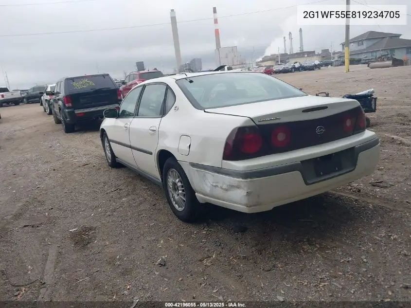 2001 Chevrolet Impala VIN: 2G1WF55E819234705 Lot: 42196055