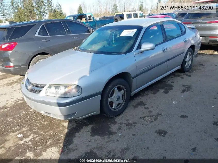 2001 Chevrolet Impala Ls VIN: 2G1WH55K219148290 Lot: 42264034
