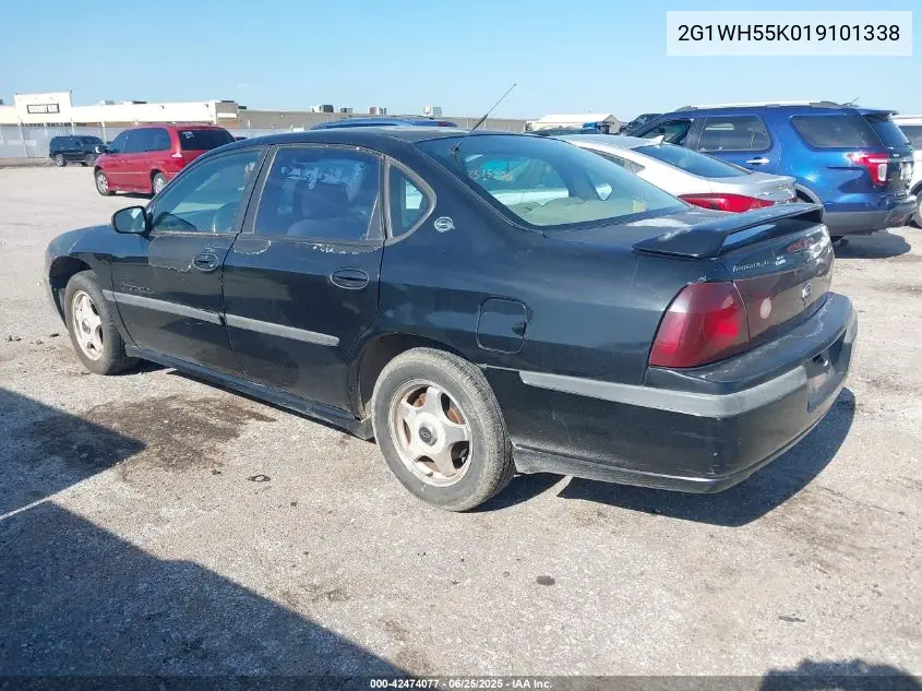 2001 Chevrolet Impala Ls VIN: 2G1WH55K019101338 Lot: 42474077