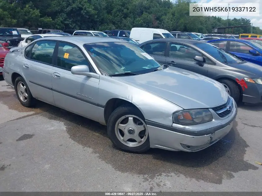 2001 Chevrolet Impala Ls VIN: 2G1WH55K619337122 Lot: 42610687