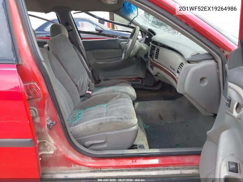 2001 Chevrolet Impala VIN: 2G1WF52EX19264986 Lot: 42615259
