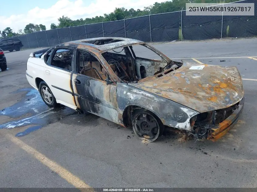 2001 Chevrolet Impala Ls VIN: 2G1WH55K819267817 Lot: 42648188