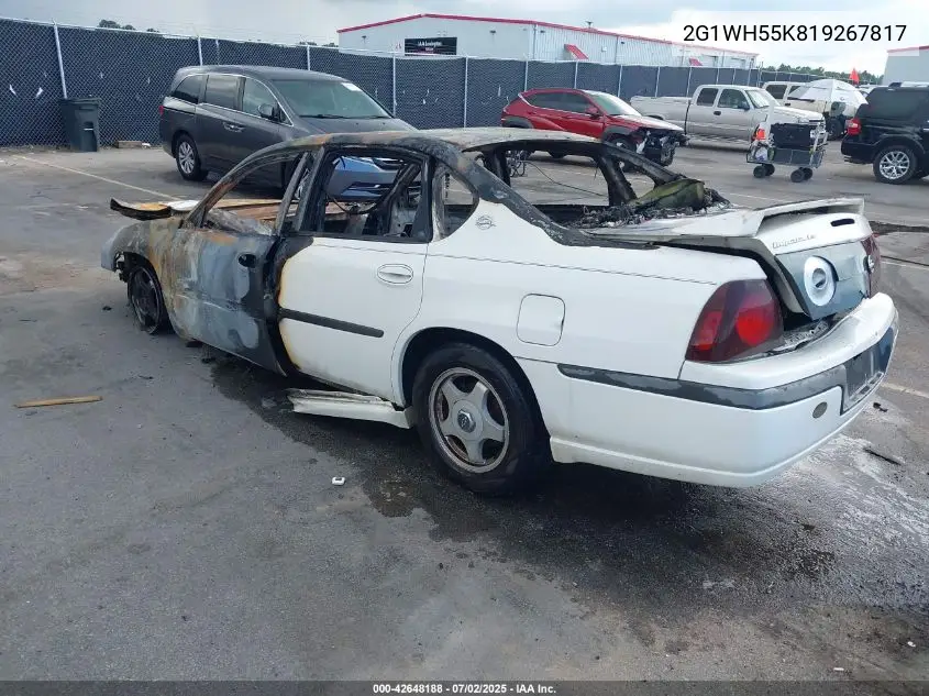 2001 Chevrolet Impala Ls VIN: 2G1WH55K819267817 Lot: 42648188